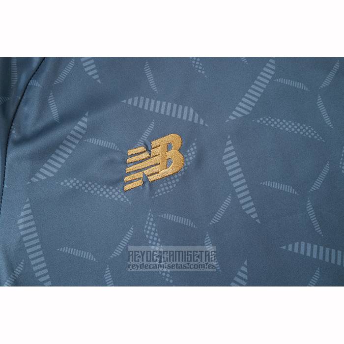 Chandal del Sao Paulo Manga Corta 2025-2026 Azul Gris - Pantalon Corto